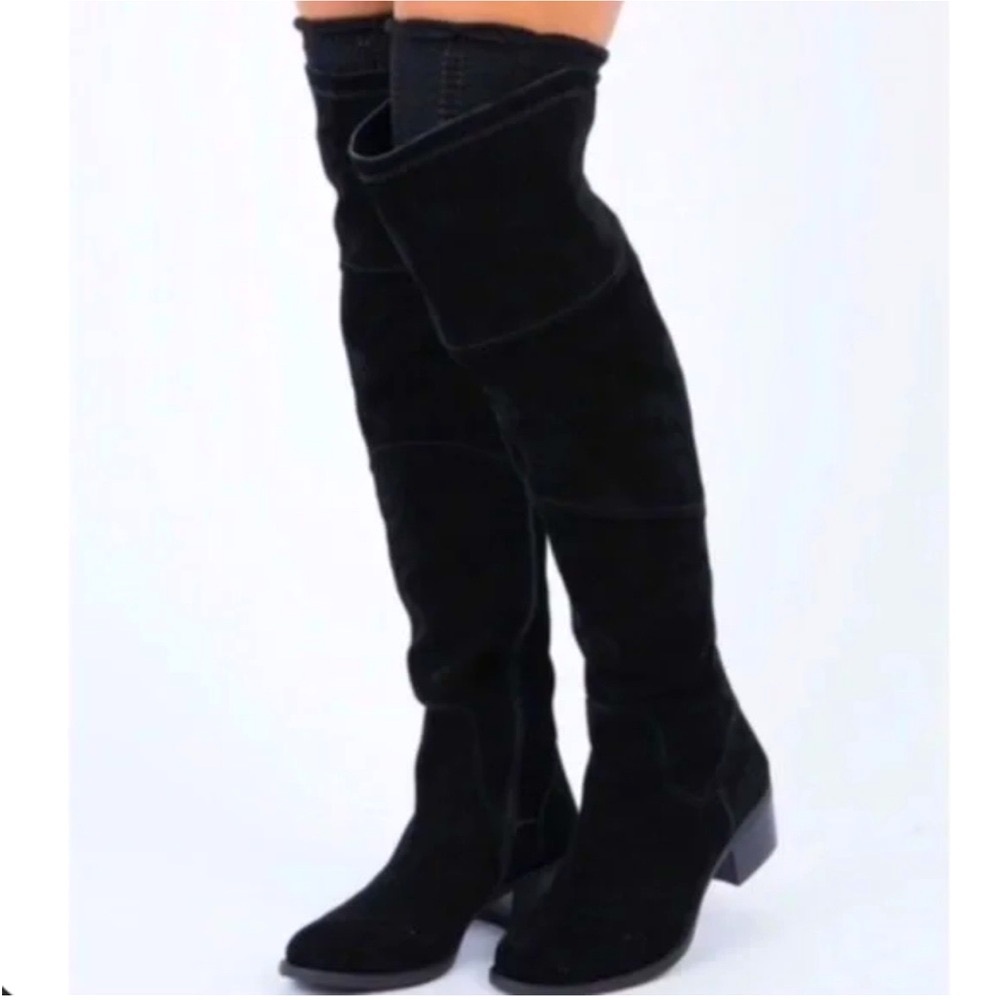 Vince Camuto Bendra Suede Over the Knee Boots